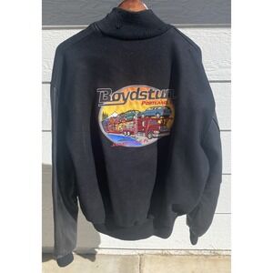 Boydstun Genuine Leather Varsity Letterman Varsity Jacket By Amber Graphics SzXL